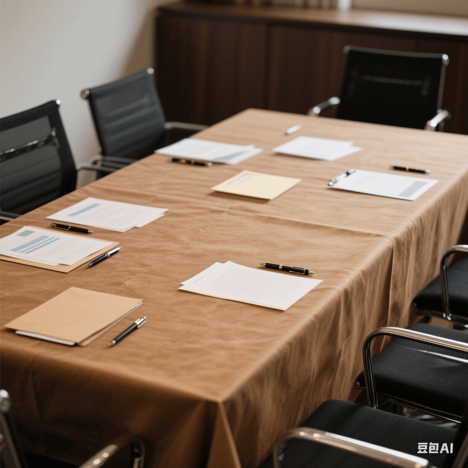 brown kraft paper table covers - 3