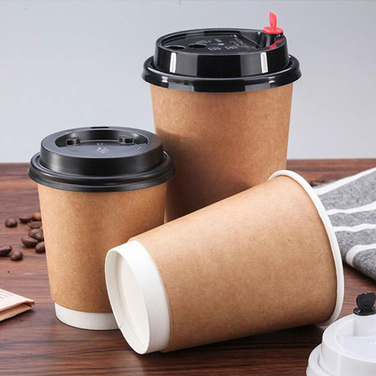 OEM biodegradable coffee cup lid Flat lid plastic cup lid