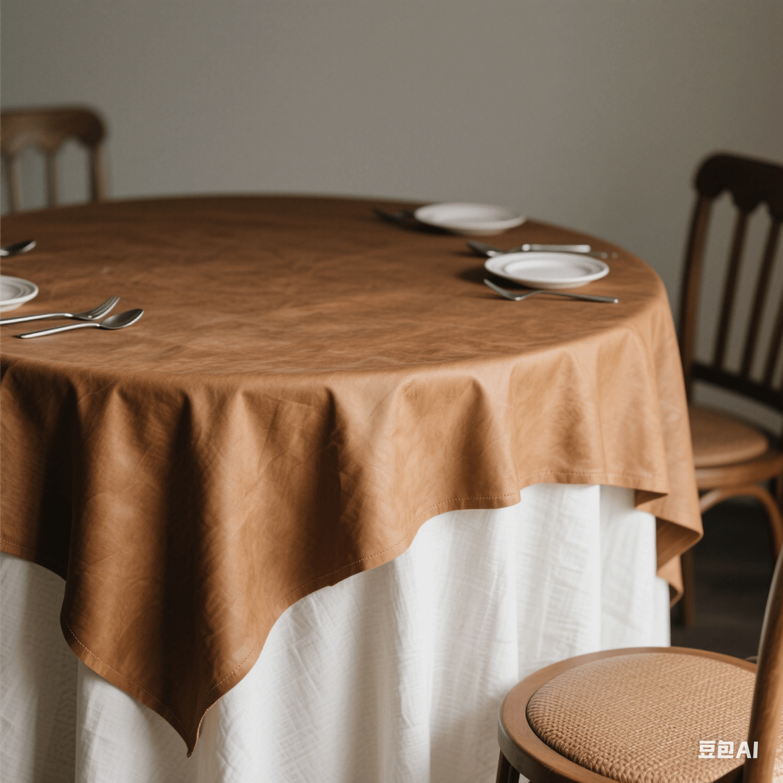 brown kraft paper table covers - 2