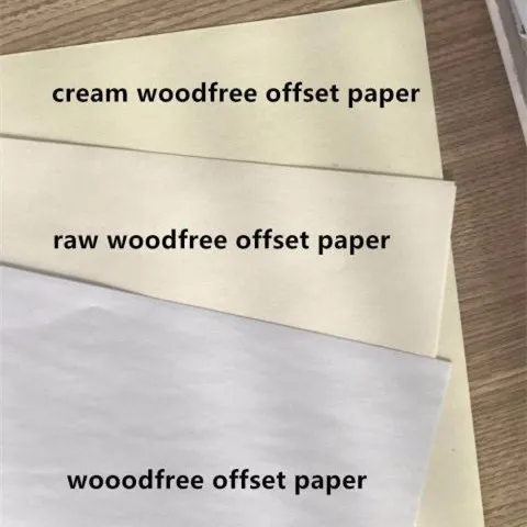 Uncoated Woodfree Offset Bond Printing Paper 53/60/70/75/80/85/90/100/120 GSM China