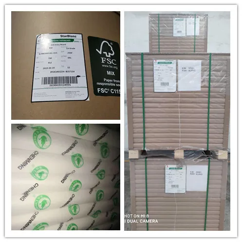 Sun Brand Fbb Ivory Board Use for Packing and Printing