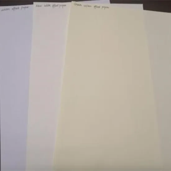 Uncoated Woodfree Offset Bond Printing Paper 53/60/70/75/80/85/90/100/120 GSM China
