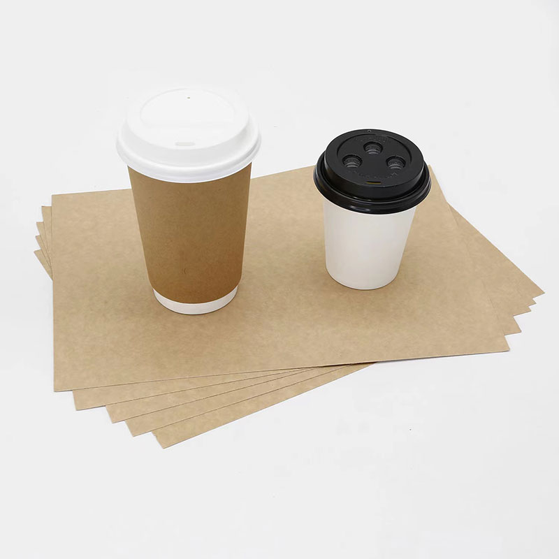 Full-size custom designed disposable coffee and tea paper cups