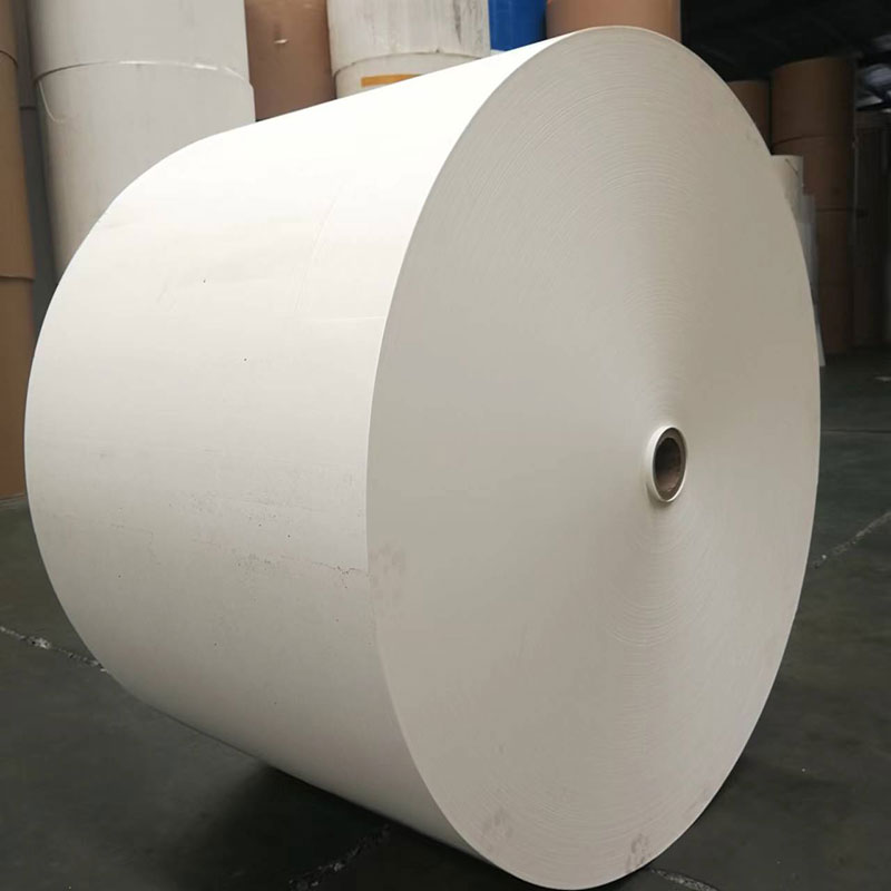 white PE cup paper