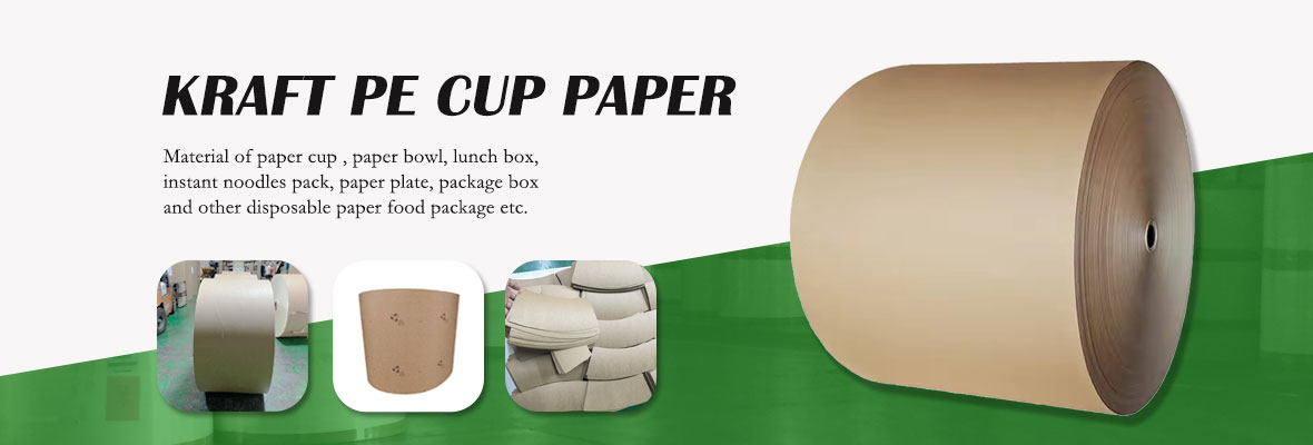 Kraft PE cup paper