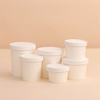 500/700/900/1000ml size white and kraft paper box bowl 