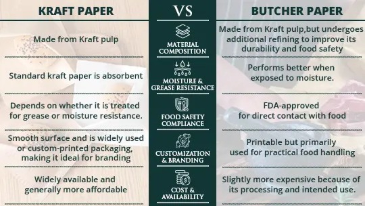 Kraft Paper vs Butcher Paper Which Is Best for Your Needs