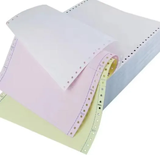 Letter Size 3 Plys Continuous Carbonless Computer Paper NCR Paper