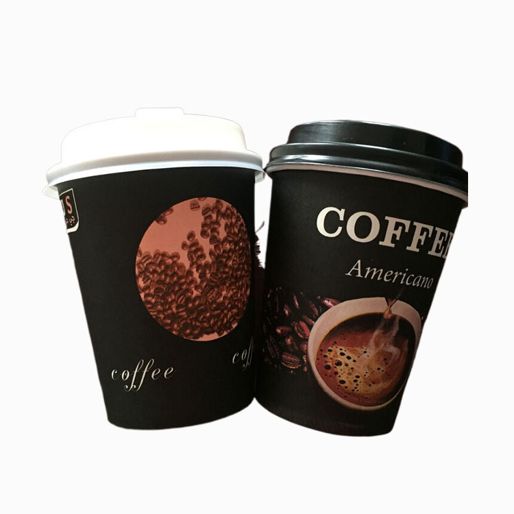 OEM biodegradable coffee cup lid Flat lid plastic cup lid