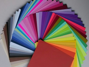 Colorful Assortment of Paper Sheets for Art